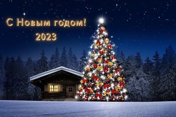 Поздравляем с наступающим Новым 2023 годом и Рождеством!